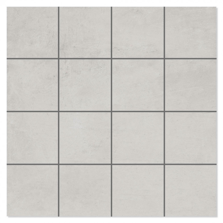 Mosaik Klinker Freestone Lysegrå Mat 30x30 (7x7) cm-0